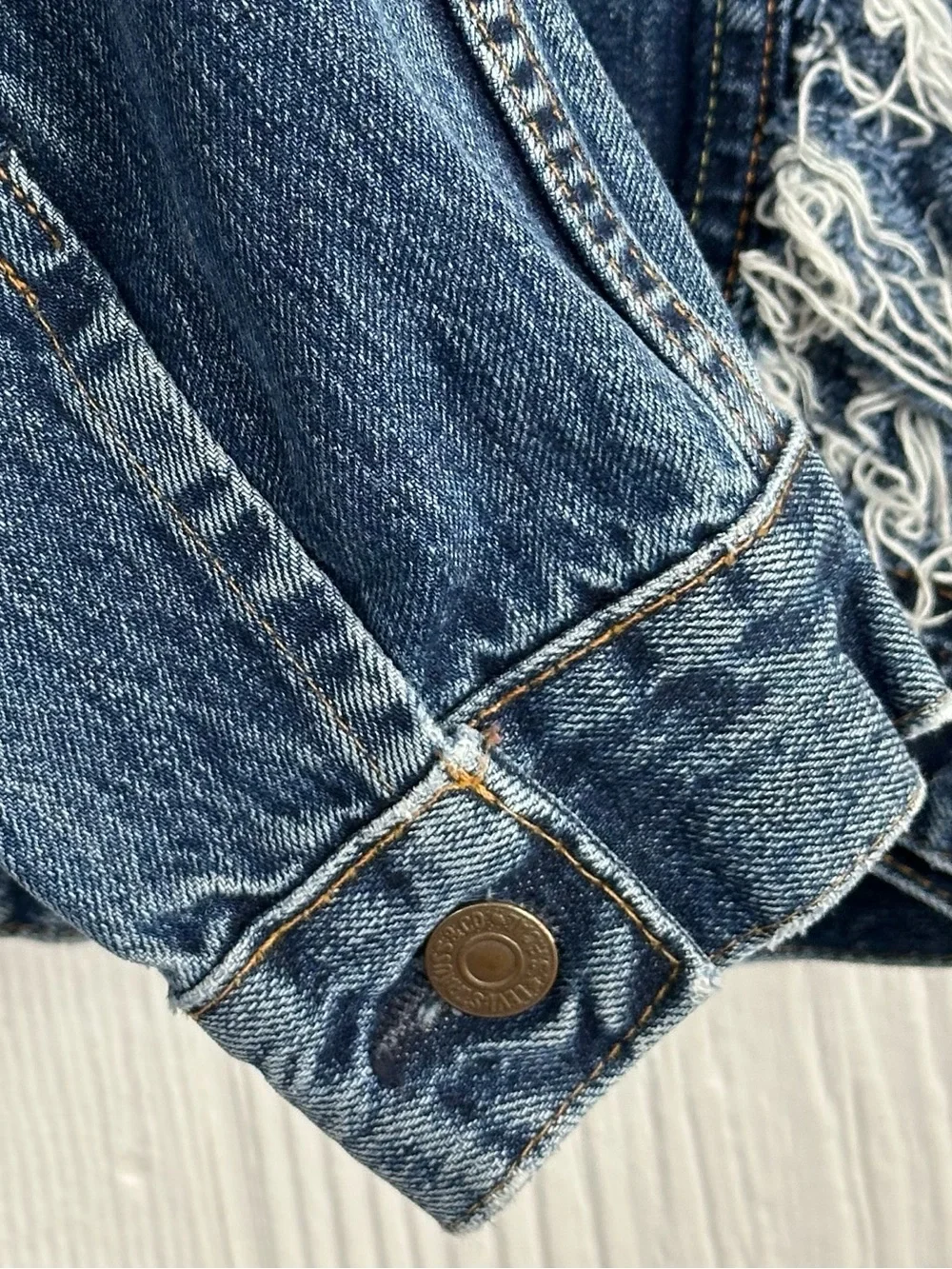Rare Archival Levi’s Type III Sample Jacket Factory Distressed Medium Vintage